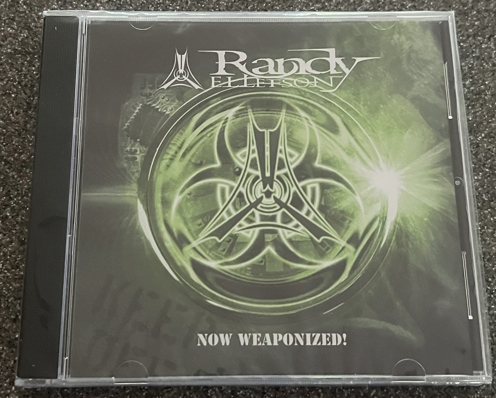 Now Weaponized Randy Ellefson Jewel Case CD Hard Rock Instrumental Guitar Album