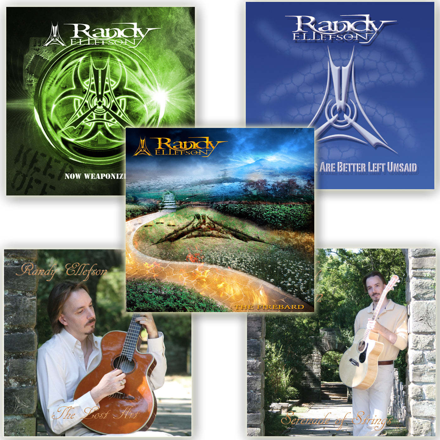 Randy Ellefson Instrumental Guitar Album Bundle