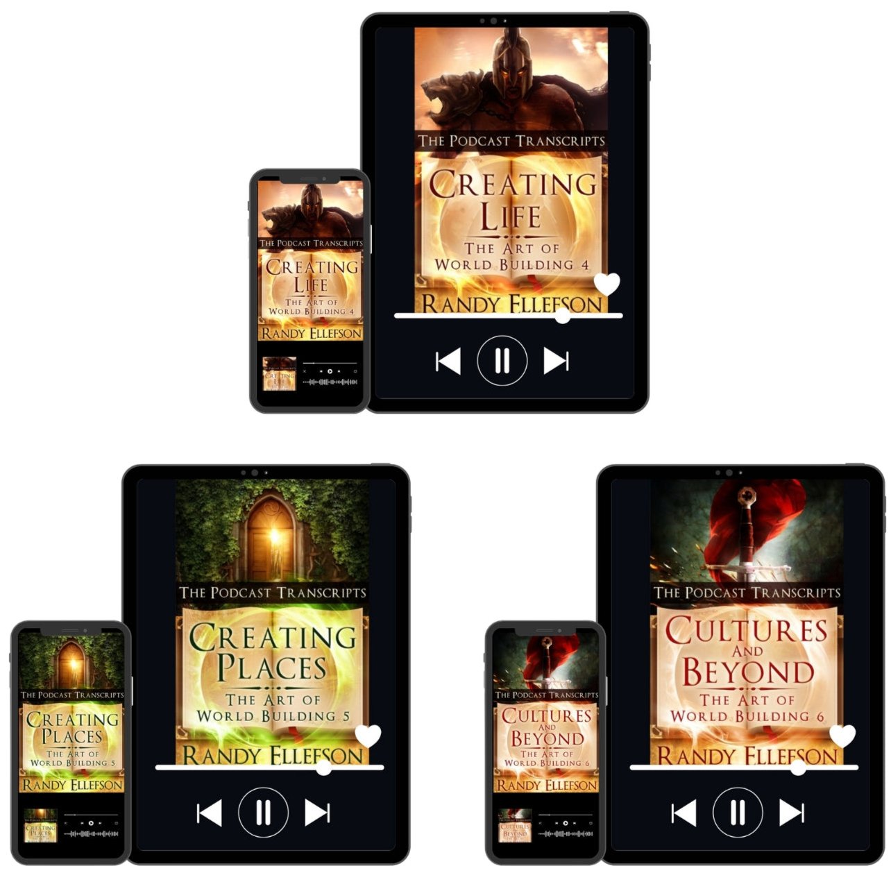 The Art of World Building Podcast Transcripts Volumes 4-6 Audiobook Bundle