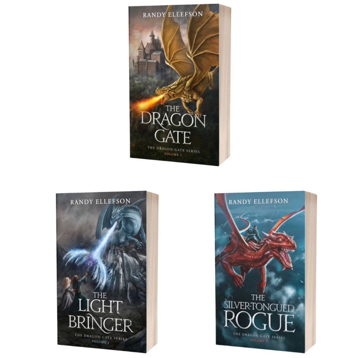 The Dragon Gate Volumes 1-3 Novels Paperback Bundle