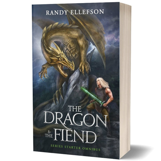 The Dragon and the Fiend Epic Fantasy Adventure Novel Paperback