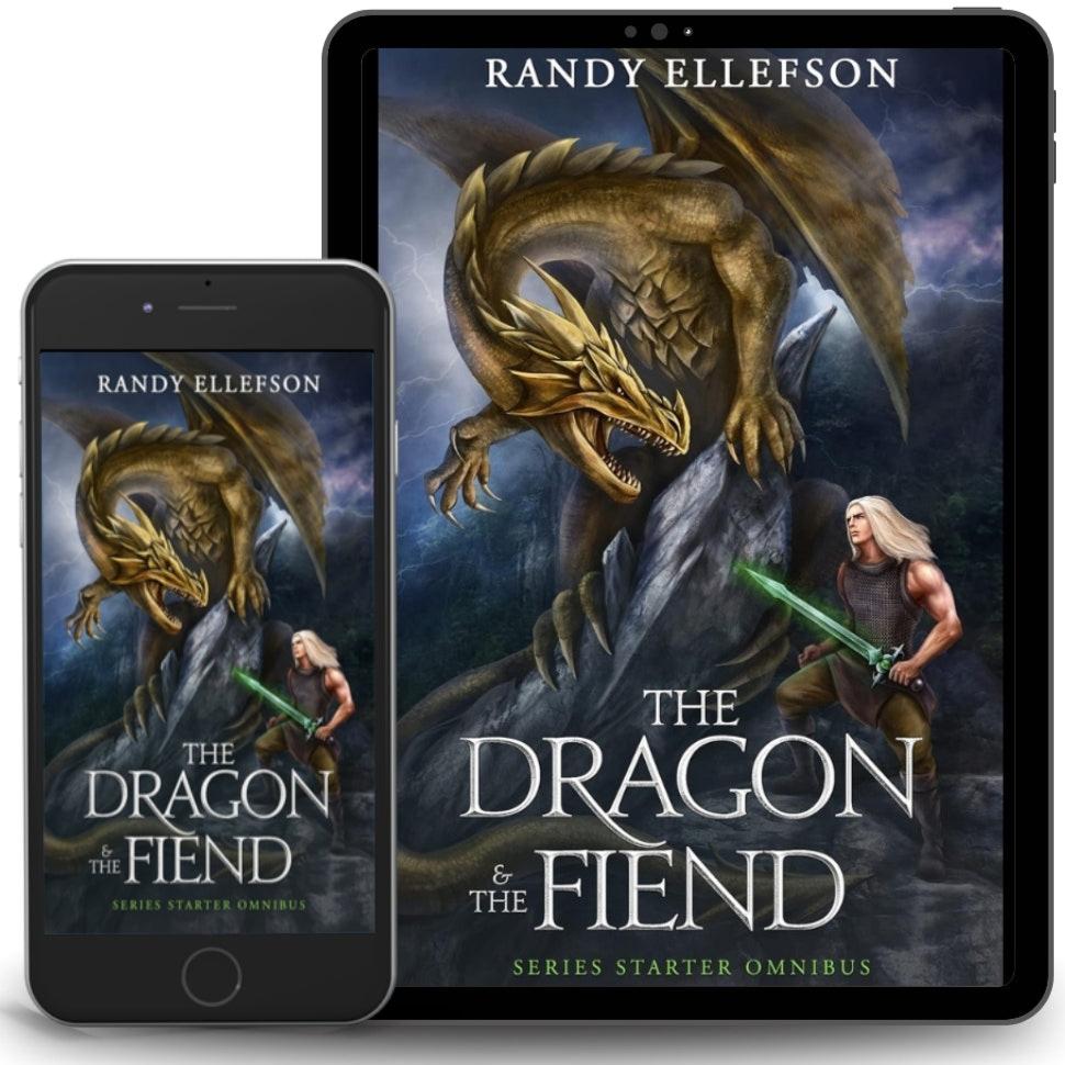 The Dragon and the Fiend Epic Fantasy Adventure Novel eBook 